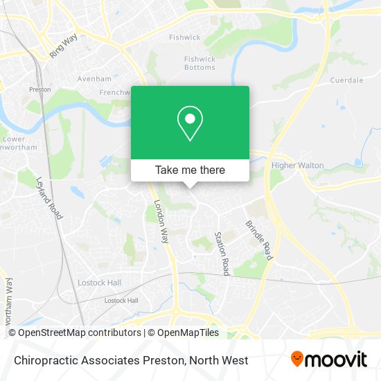 Chiropractic Associates Preston map
