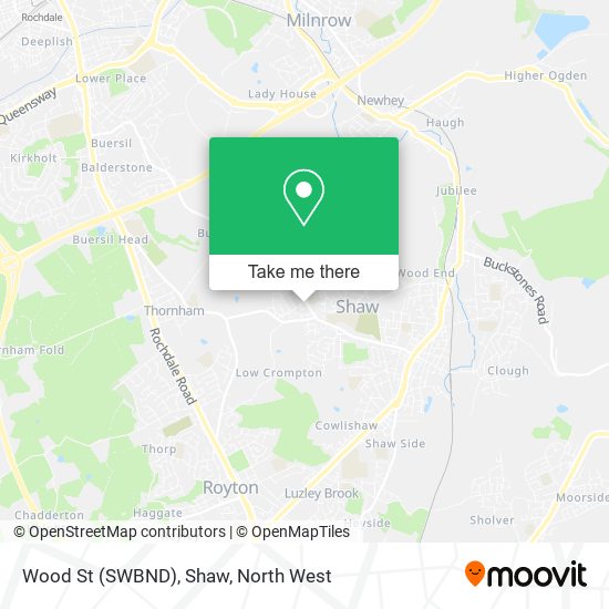 Wood St (SWBND), Shaw map