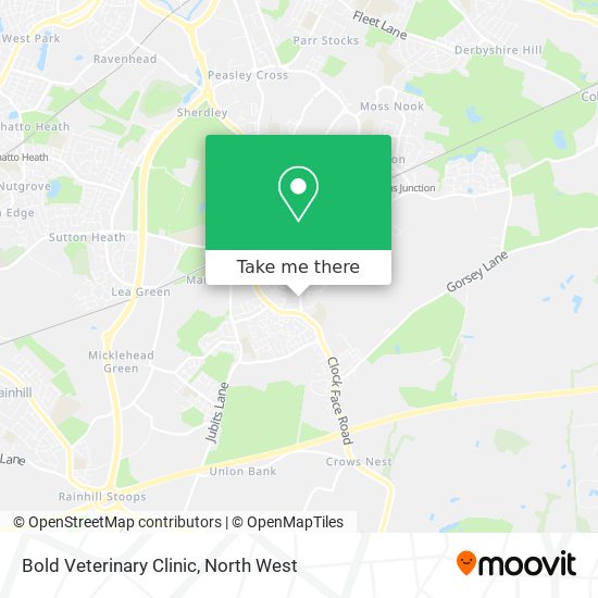 Bold Veterinary Clinic map
