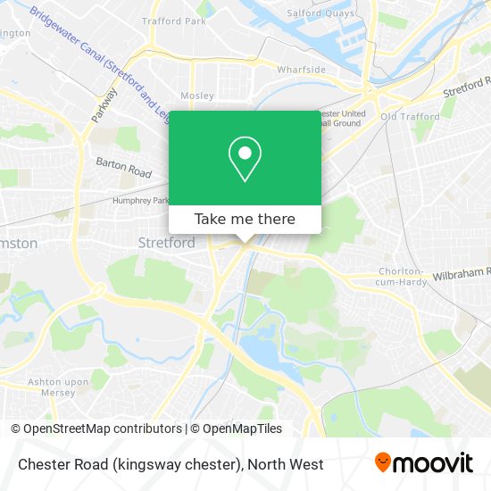 Chester Road (kingsway chester) map