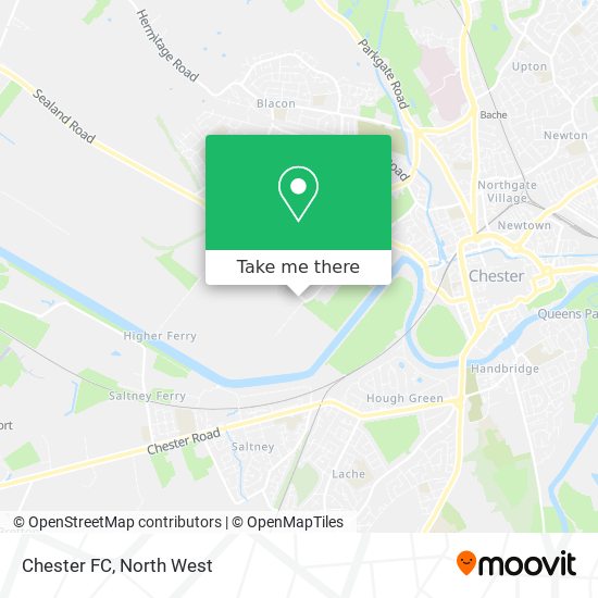 Chester FC map