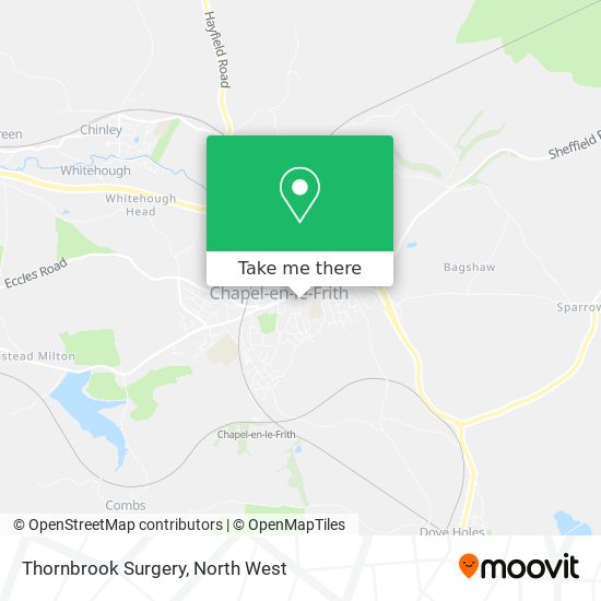 Thornbrook Surgery map
