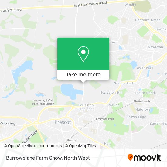 Burrowslane Farm Show map