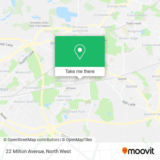 22 Milton Avenue map