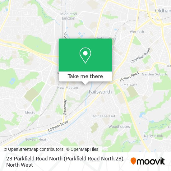 28 Parkfield Road North (Parkfield Road North,28) map