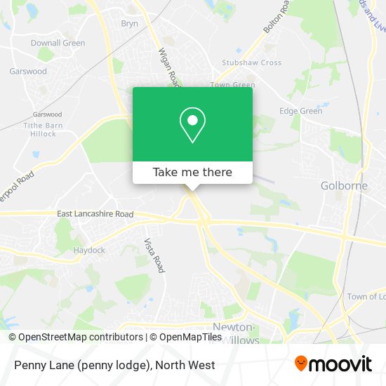 Penny Lane (penny lodge) map
