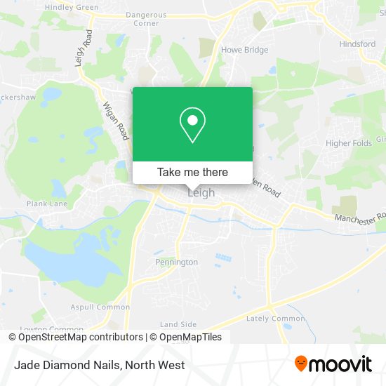 Jade Diamond Nails map
