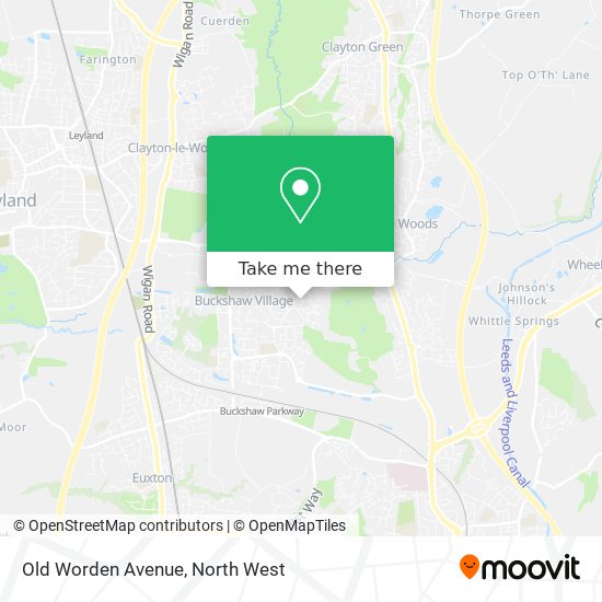 Old Worden Avenue map