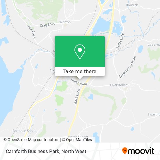 Carnforth Business Park map