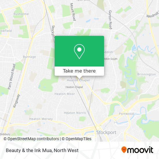 Beauty & the Ink Mua map