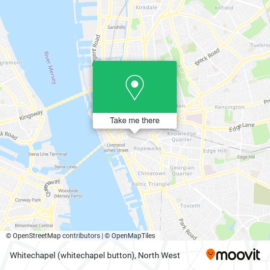 Whitechapel (whitechapel button) map