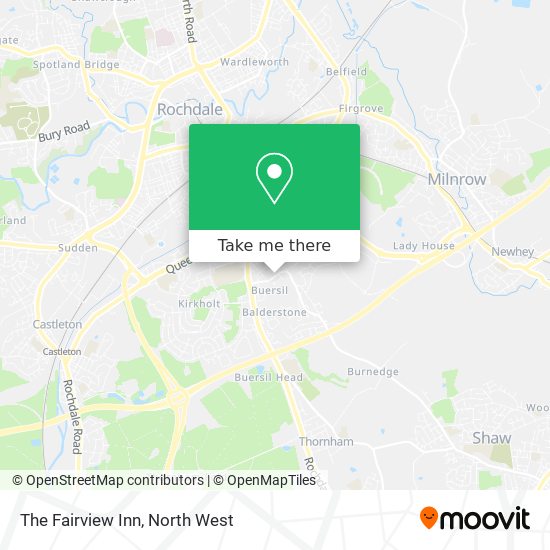 The Fairview Inn map