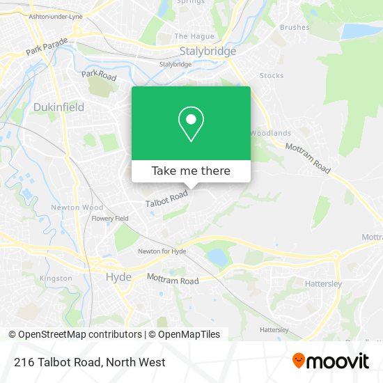 216 Talbot Road map
