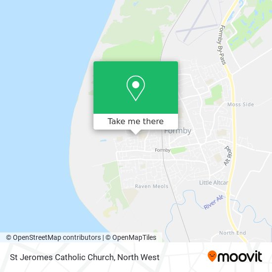 St Jeromes Catholic Church map