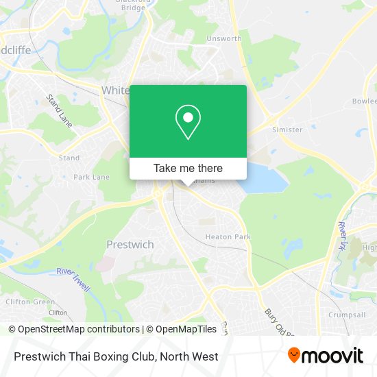 Prestwich Thai Boxing Club map