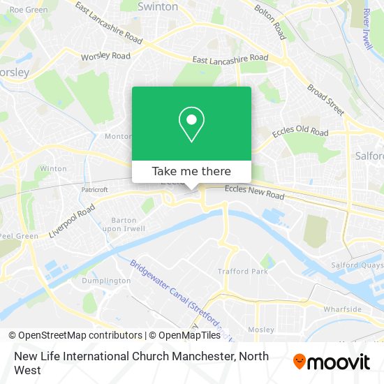 New Life International Church Manchester map