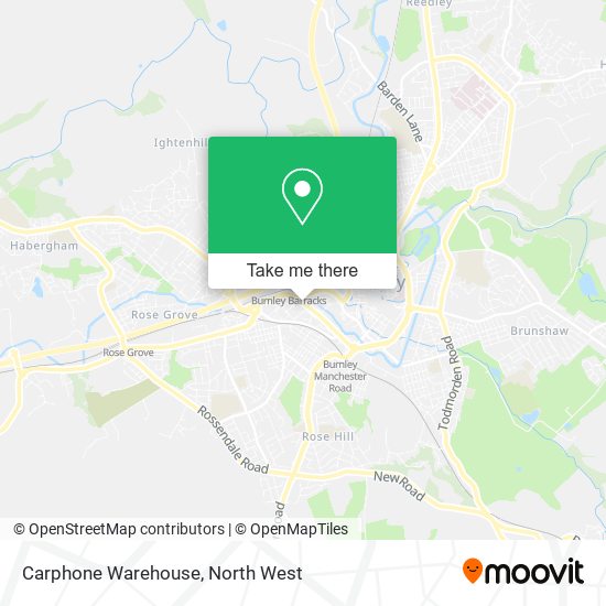 Carphone Warehouse map