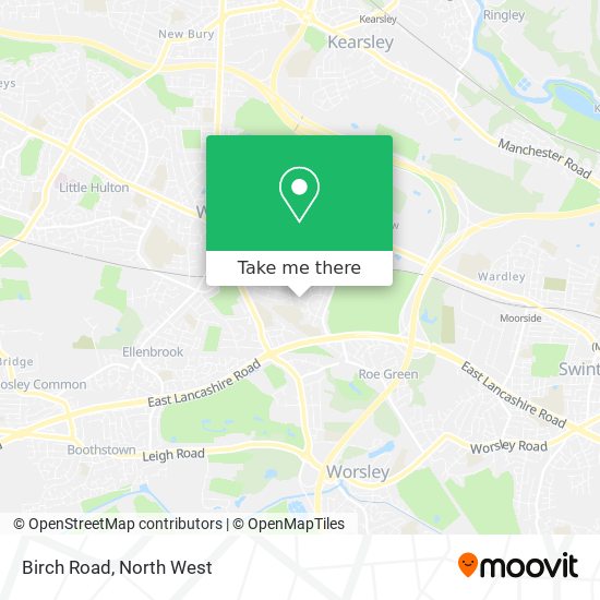 Birch Road map