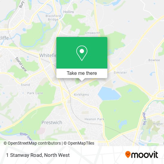 1 Stanway Road map