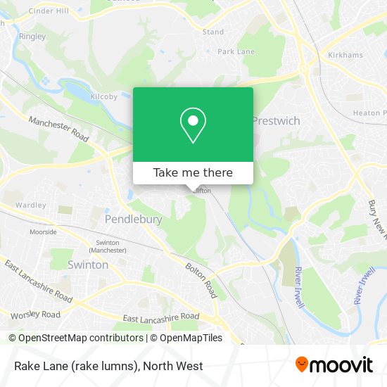 Rake Lane (rake lumns) map