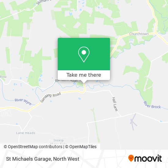 St Michaels Garage map