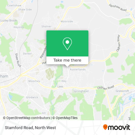 Stamford Road map