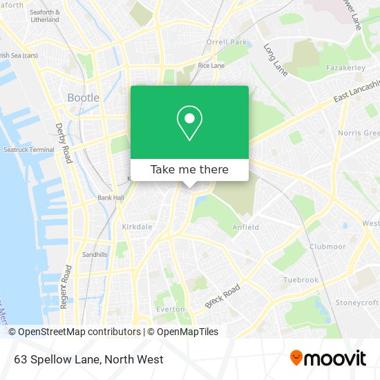 63 Spellow Lane map