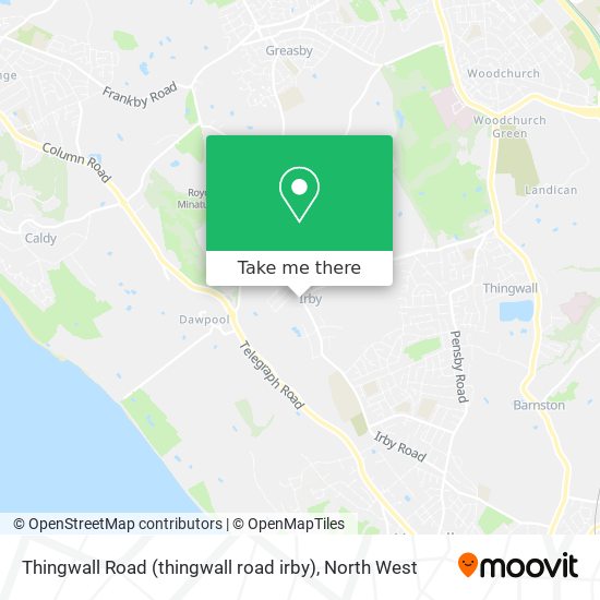 Thingwall Road (thingwall road irby) map