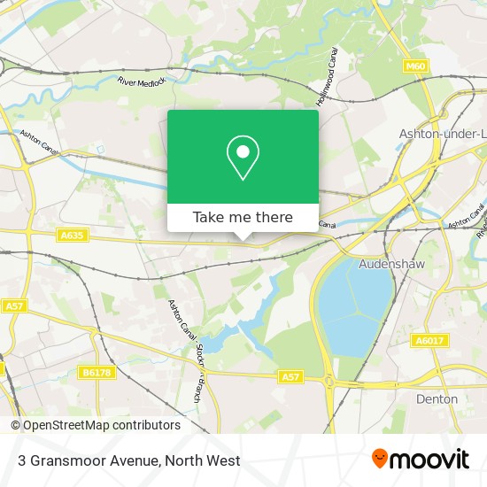 3 Gransmoor Avenue map