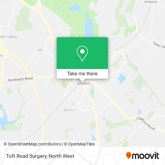 Toft Road Surgery map