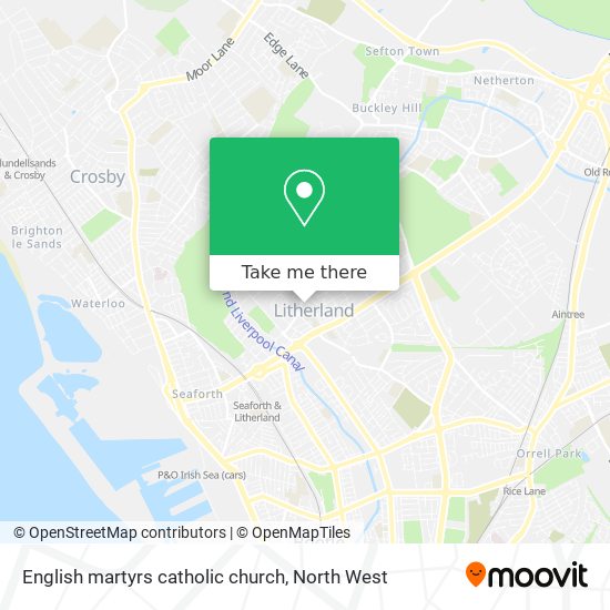 English martyrs catholic church map