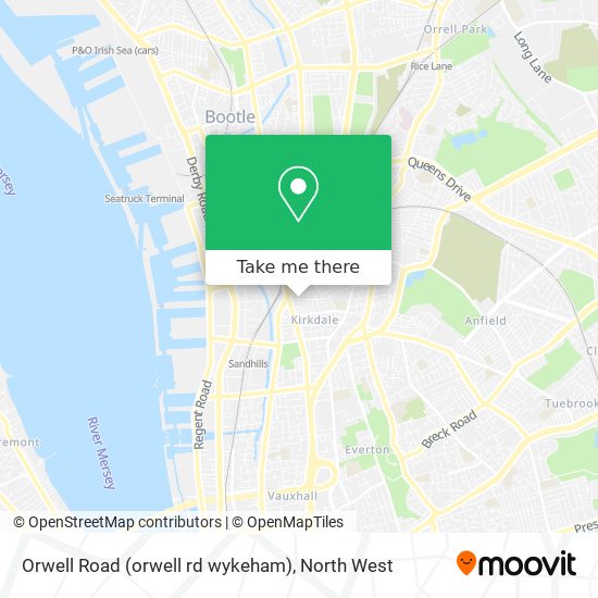 Orwell Road (orwell rd wykeham) map