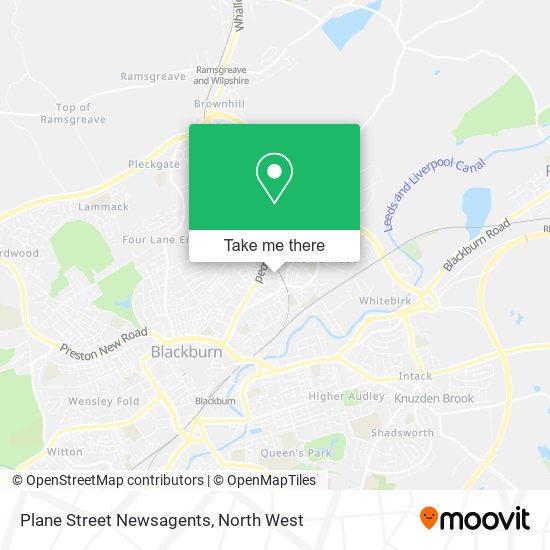Plane Street Newsagents map