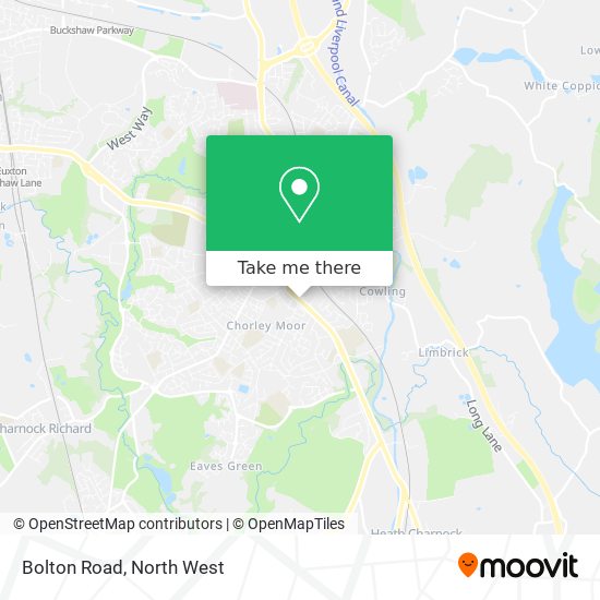 Bolton Road map