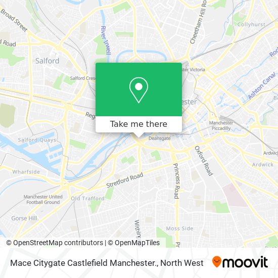 Mace Citygate Castlefield Manchester. map