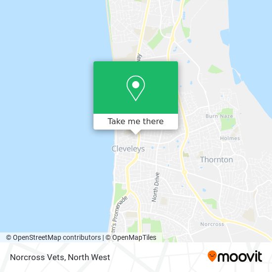 Norcross Vets map