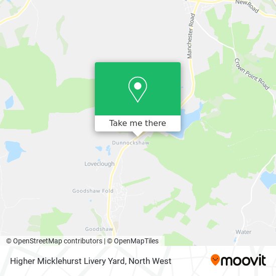 Higher Micklehurst Livery Yard map