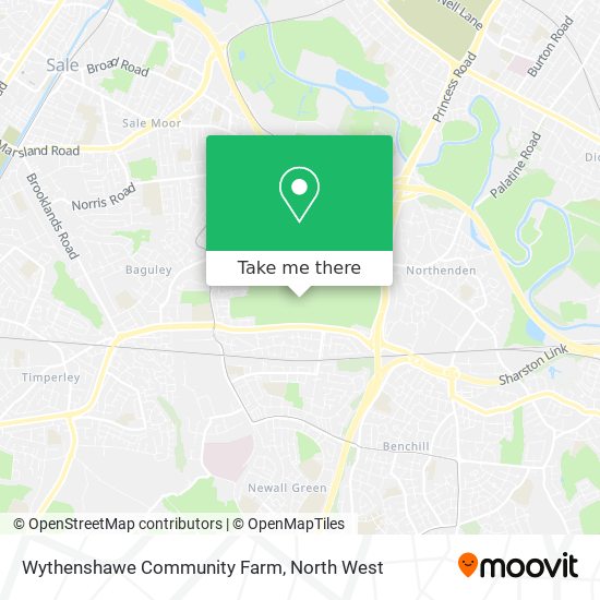 Wythenshawe Community Farm map