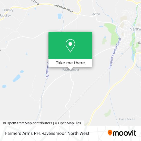 Farmers Arms PH, Ravensmoor map
