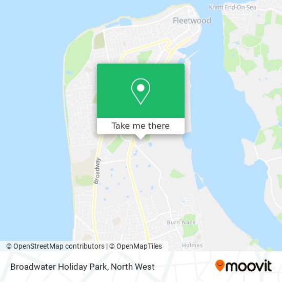 Broadwater Holiday Park map
