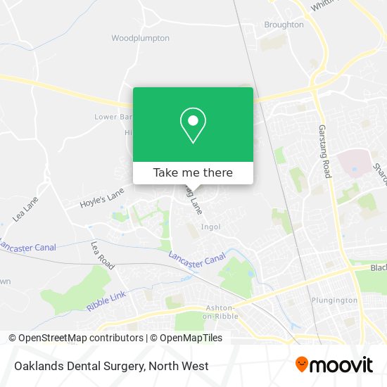 Oaklands Dental Surgery map