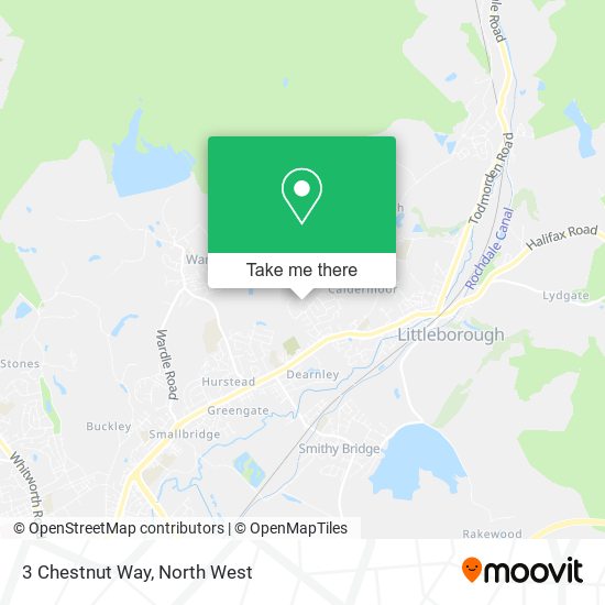 3 Chestnut Way map