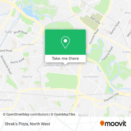 Shrek's Pizza map