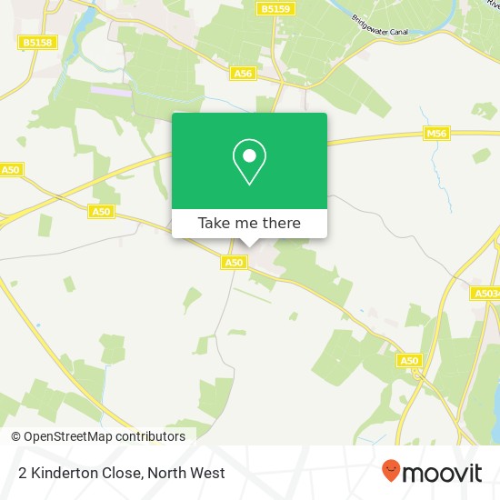 2 Kinderton Close, High Legh Knutsford map