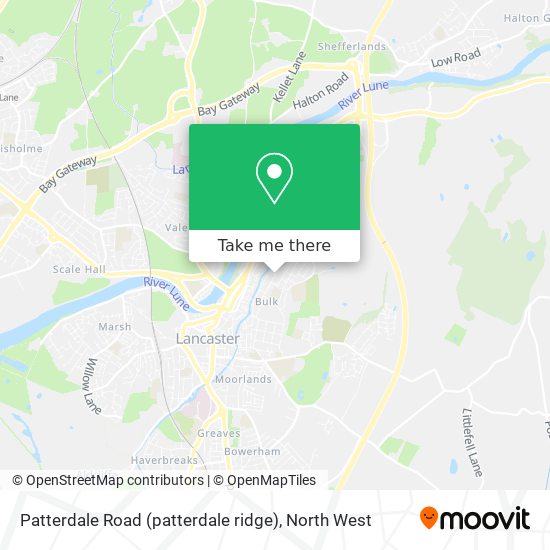 Patterdale Road (patterdale ridge) map