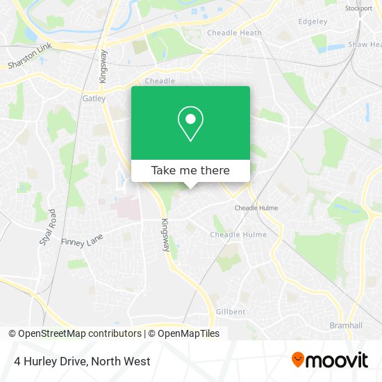 4 Hurley Drive map