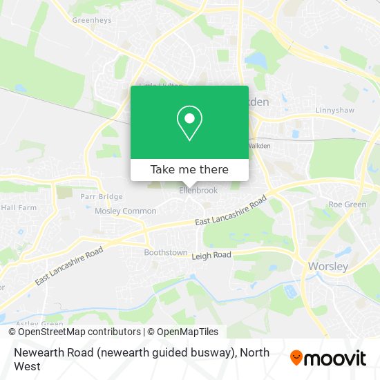 Newearth Road (newearth guided busway) map