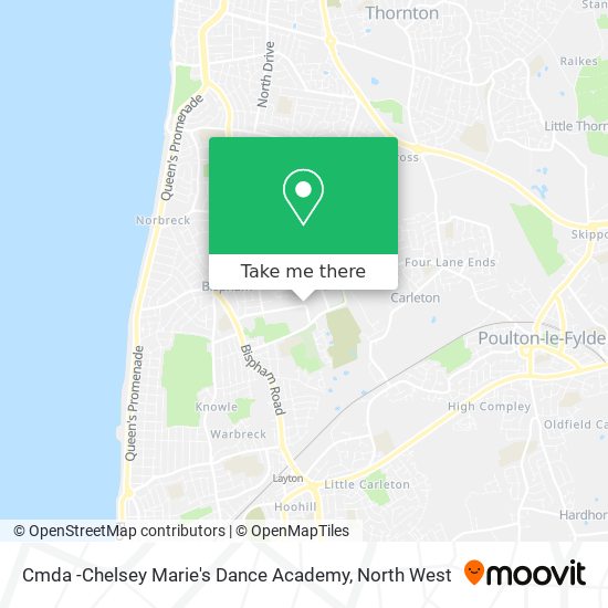 Cmda -Chelsey Marie's Dance Academy map