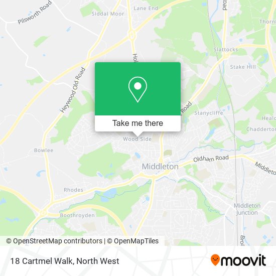 18 Cartmel Walk map