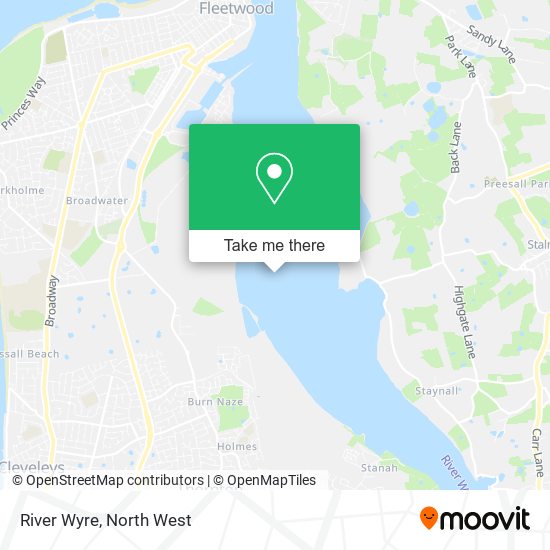 River Wyre map